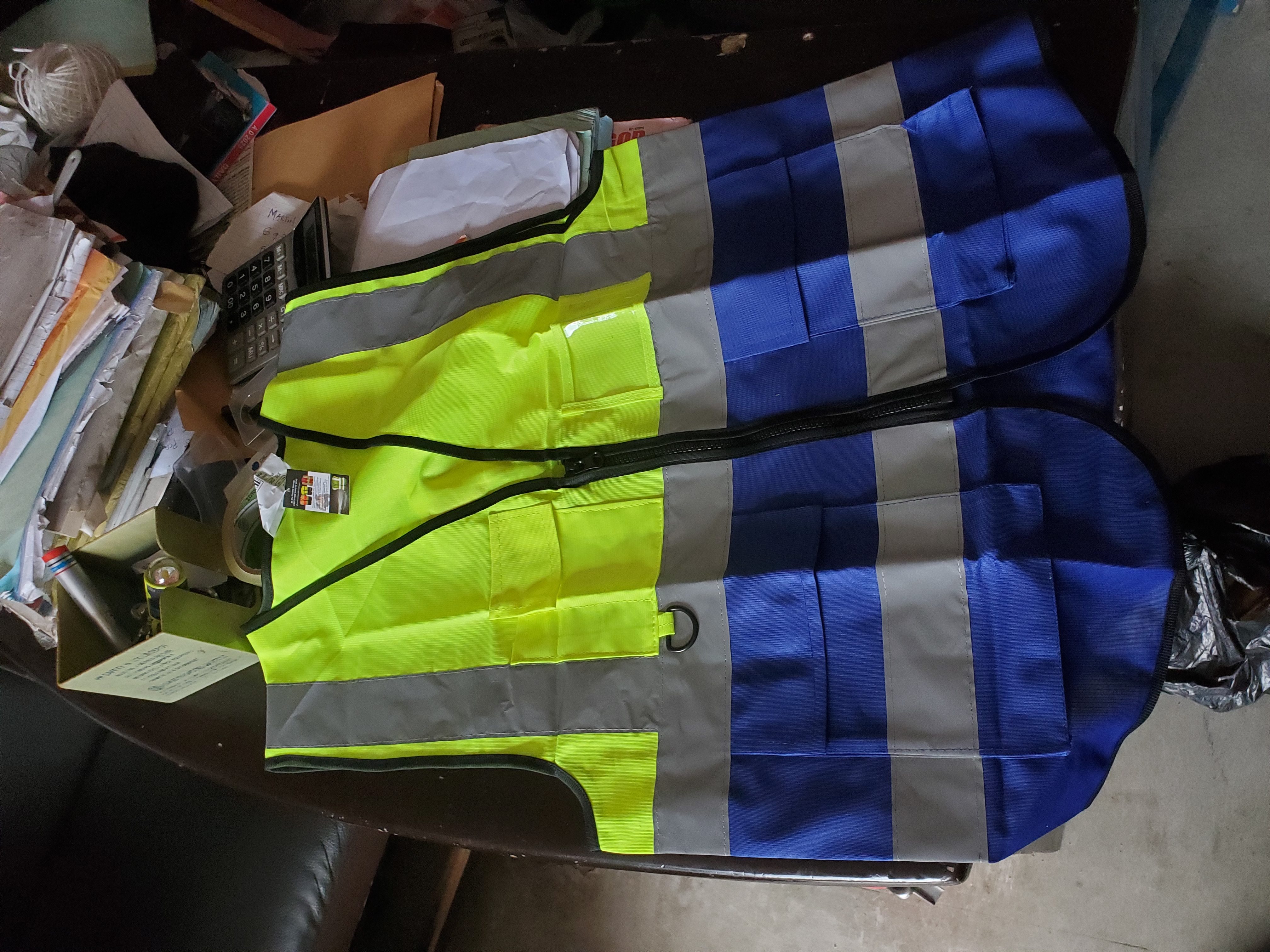 green and blue combination reflective 